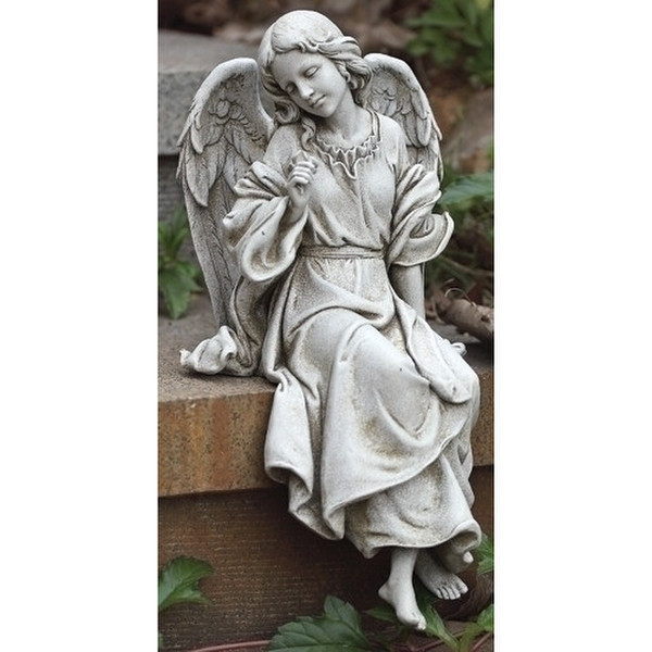 Angel Sitting Shelf Sitter Garden Statue